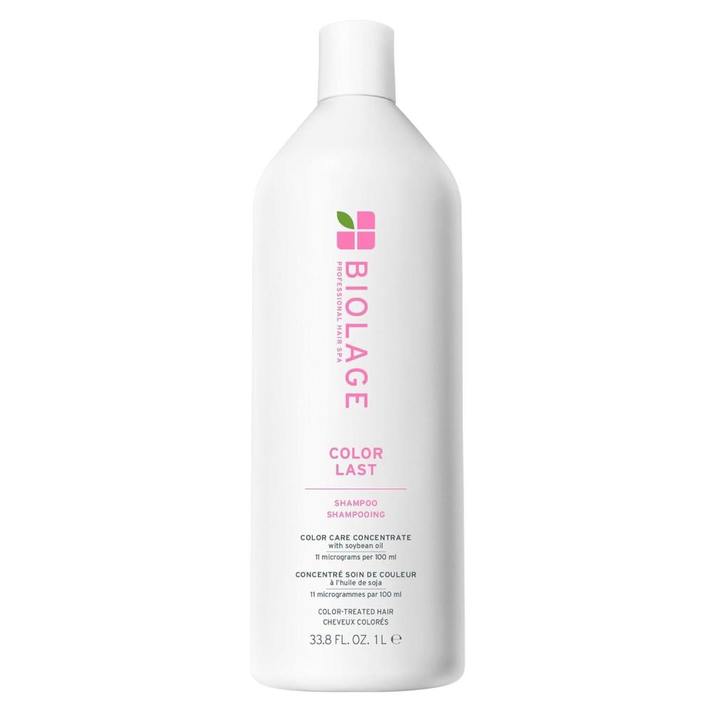 image:imageBiolage Color Last Shampoo Refill  For ColorTreated Hair Nourishes Strengthens Hydrates and Adds Shine Soybean Oil amp Stearic Acid Paraben amp Mineral OilFree Vegan 169 Fl Oz338 Fl Oz Pack of 1