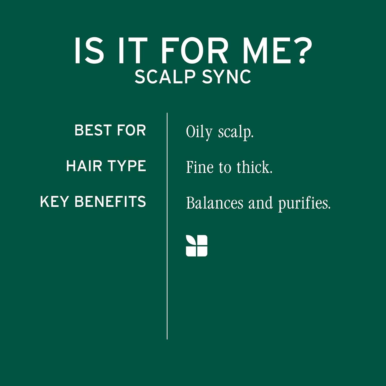 image:imageBiolage Scalp Sync Clarifying Shampoo and Universal Conditioner Set Residue amp Buildup Remover For Oily Scalp Fermented Tea amp Glycolic Acid Vegan amp ParabenFree