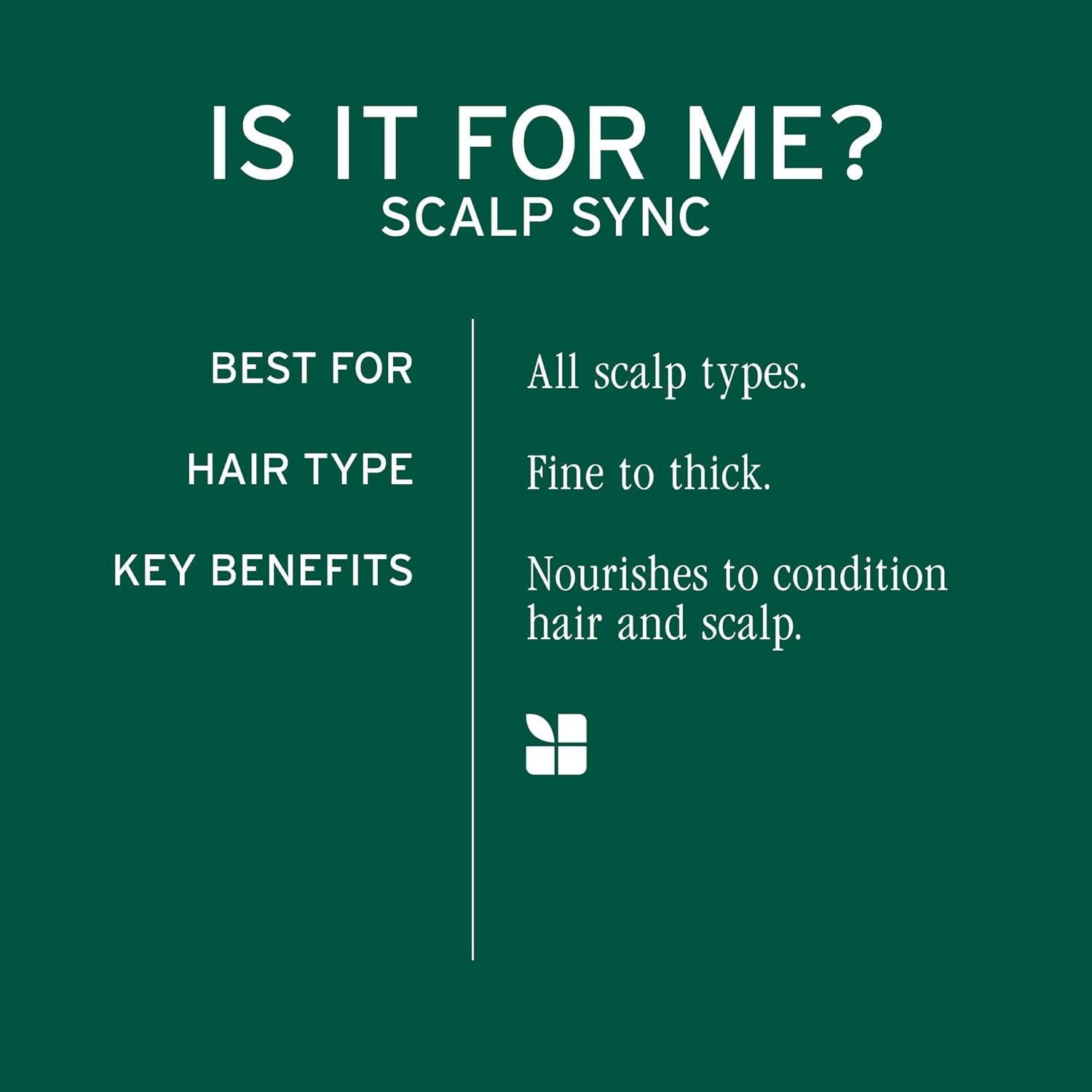 image:imageBiolage Scalp Sync Universal Conditioner Nourishing amp Hydrating for All Scalp Types Lightweight Moisturizing amp Conditioning Fermented Tea Blend amp Glycolic Acid Vegan amp ParabenFree79 Fl Oz