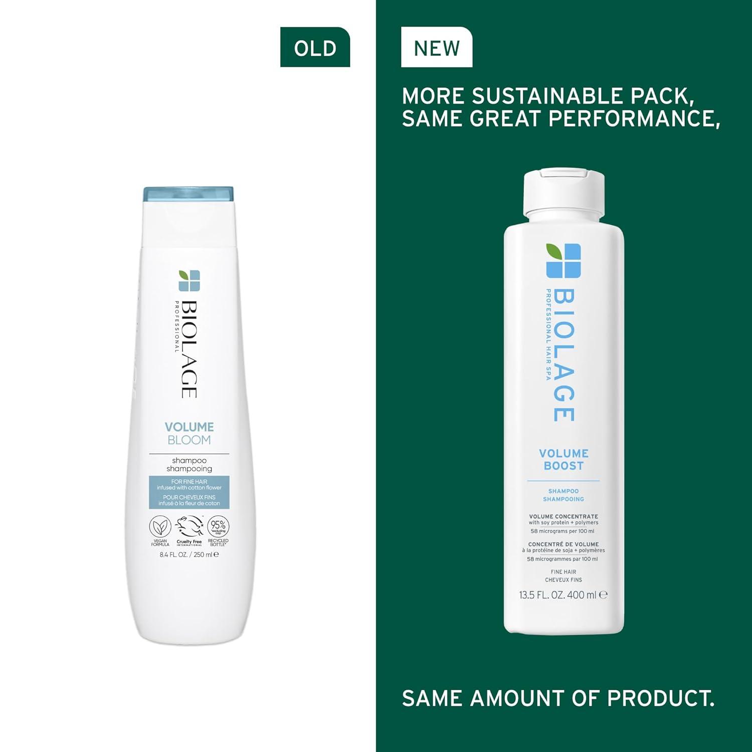 image:imageBiolage Volume Boost Shampoo amp Conditioner Set Lightweight Volume amp Shine Gently Cleanses and Plumps Hair For Fine Hair Paraben amp SiliconeFree135 Fl Oz