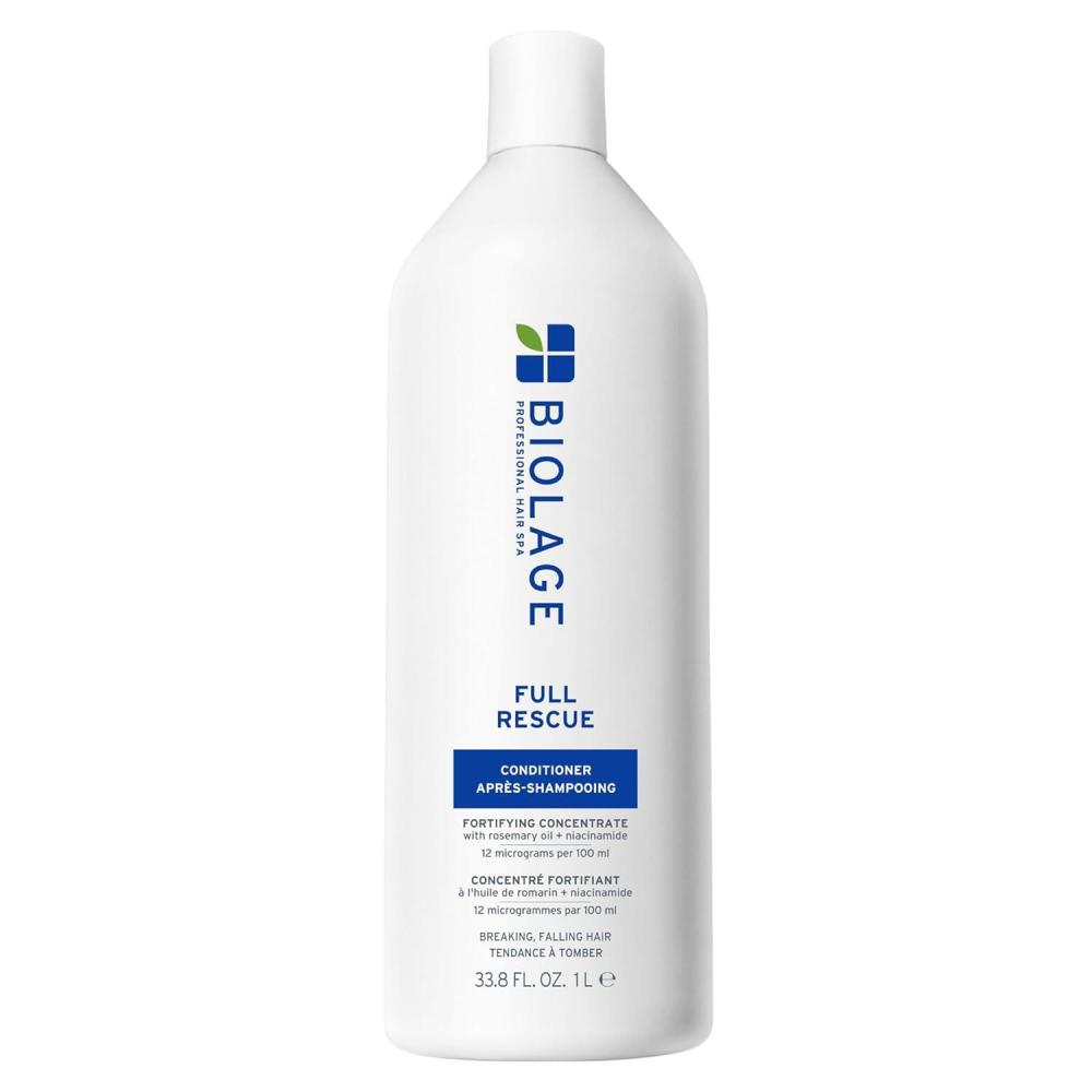 image:imageBiolage Full Rescue Conditioner  Fortifies amp Strengthens for Stronger Hair Longer Lengths in 4 weeks Instantly FullerLooking Hair Rosemary Oil amp Niacinamide Vegan amp CrueltyFree338 Fl Oz