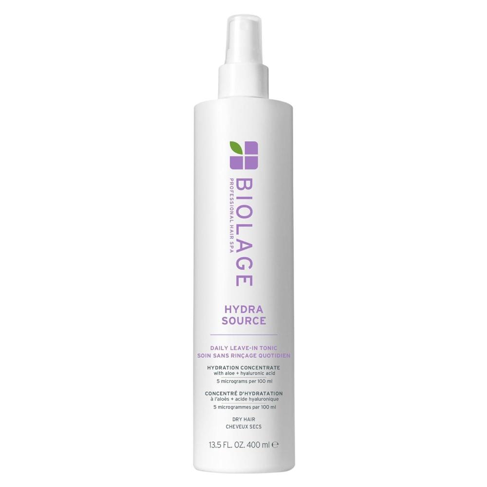 image:imageBiolage Hydra Source Daily LeaveIn Tonic  Moisturizes amp Detangles For Dry Hair Infused with MicroFiltered Aloe Vera amp Fermented Hyaluronic Acid Vegan amp ParabenFree 85 Fl Oz135 Fl Oz Pack of 1
