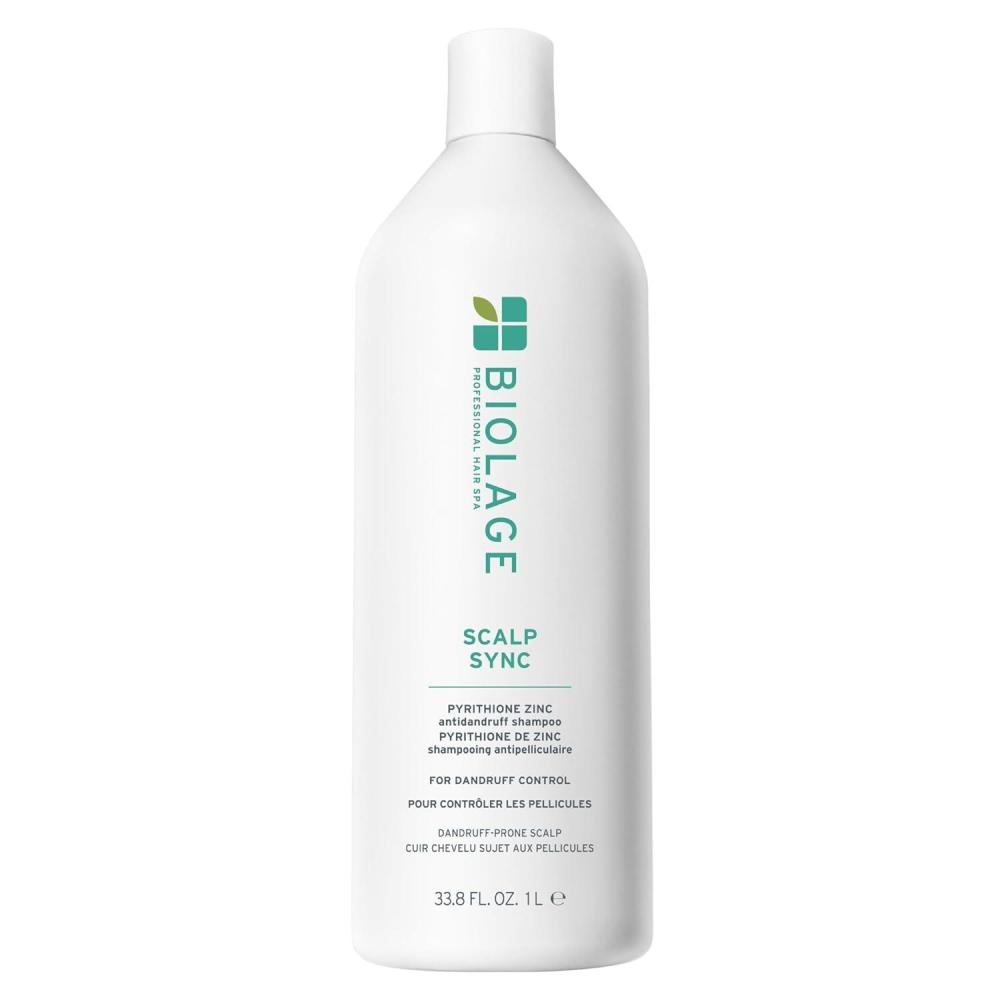 image:imageBiolage Scalp Sync AntiDandruff Shampoo  Controls Itchy Scalp Deeply Cleanses Moisturizing Dandruff Treatment With Zinc Pyrithione Vegan amp CrueltyFree 135 Fl Oz338 Fl Oz Pack of 1