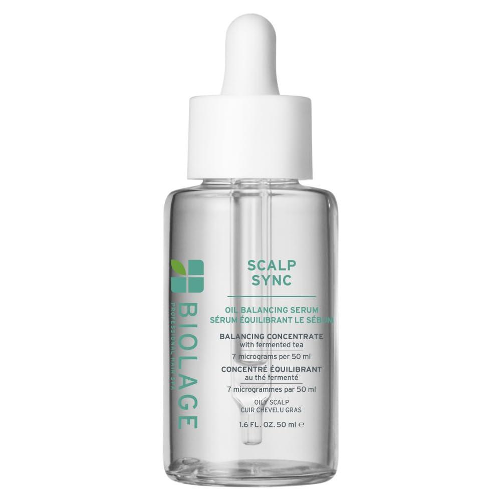 image:imageBiolage Scalp Sync Oil Balancing Serum  Absorbs Excess Oil LeaveIn Scalp Treatment Fermented Tea Blend Vegan amp ParabenFree 16 Fl Oz