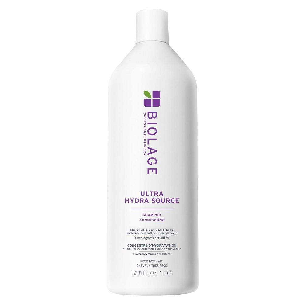 image:imageBiolage Ultra Hydra Source Shampoo  Deeply Moisturizes and Hydrates Very Dry Hair Cleanses and Tames Frizz For Thick Coarse Hair Infused with Cupuau Butter amp Salicylic Acid 135 Fl Oz338 Fl Oz Pack of 1