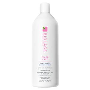 Biolage Color Last Purple Shampoo – pH Balancing Shampoo for Color-Treated Blonde Hair, Neutralizes Brass & Unwanted Warm Tones, Violet Pigments, Vegan, Paraben-Free, Packaging May Vary(33.8 Fl Oz (Pack of 1))