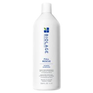 Biolage Full Rescue Shampoo – Fortifies & Strengthens for Stronger Hair, Longer Lengths in 4 weeks*, Instantly Fuller-Looking Hair, Rosemary Oil & Niacinamide, Vegan & Cruelty-Free(33.8 Fl Oz)