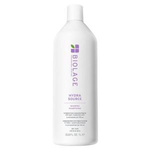 Biolage Hydra Source Shampoo – Softens, Moisturizes & Adds Shine, For Dry Hair, Infused with Micro-Filtered Aloe Vera & Fermented Hyaluronic Acid, Vegan & Paraben-Free(33.8 Fl Oz (Pack of 1))