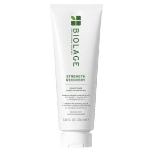 Biolage Strength Recovery Conditioner – Moisturizes & Strengthens Damaged Hair, Softness & Shine, Hydrates and Repairs Damaged Hair, With Olive Squalane & Vegan Proteins, Paraben-Free, Vegan(8 Fl Oz)
