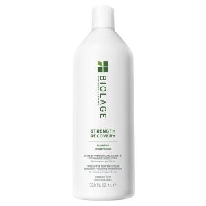 Biolage Strength Recovery Shampoo – Reduces Breakage & Detangles, Instantly Strengthens and Moisturizes, For Damaged Hair, With Olive Squalane & Vegan Proteins, Paraben & Mineral Oil-Free(33.8 Fl Oz (Pack of 1))
