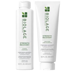 Biolage Strength Recovery Shampoo & Conditioner Set – Gently Cleanses & Reduces Breakage, For All Damaged & Sensitized Hair Types, Vegan and Cruelty-Free, 13.5 Fl Oz(13.5 Fl Oz)