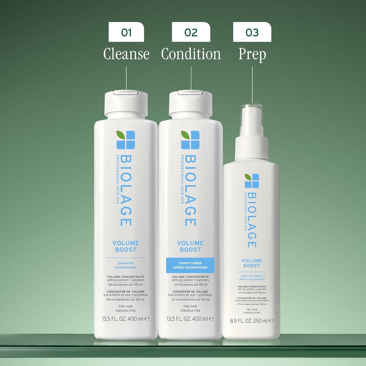 image:imageBiolage Volume Boost Volumizing Spray Adds Bounce Movement amp Fullness Root Lift Spray for Fine Hair Soy Protein amp Polymers ParabenFree amp Vegan 84 Fl Oz85 Fl Oz Pack of 1