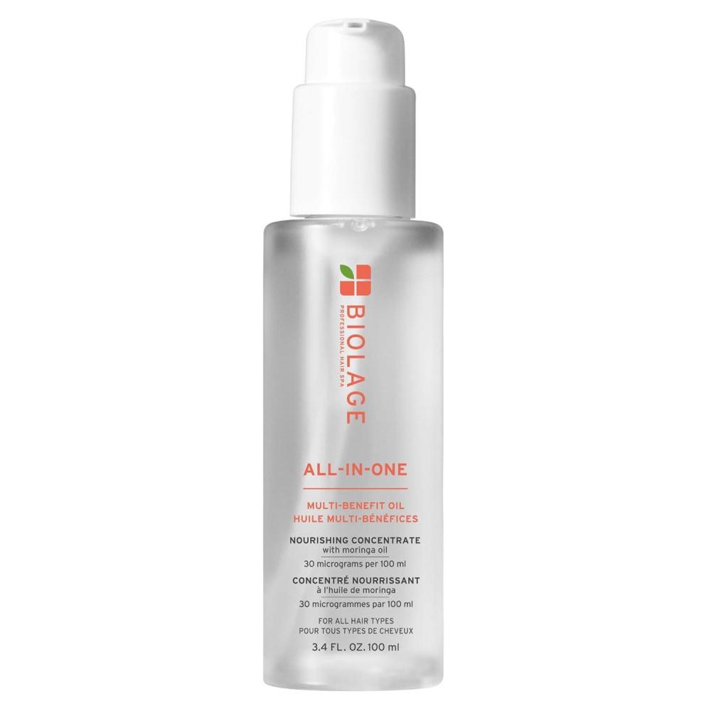 image:imageBiolage AllInOne MultiBenefit Styling Oil  Detangles Nourishes amp Smoothes For All Hair Types With Moringa Oil Vegan34 Fl Oz Pack of 1