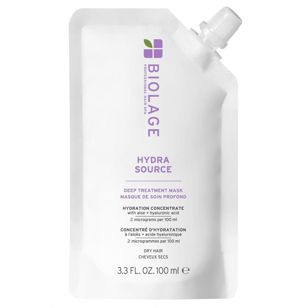 image:imageBiolage Hydra Source Deep Treatment Mask  Nourishes amp Smooths For Dry Hair Infused with MicroFiltered Aloe Vera amp Fermented Hyaluronic Acid33 Fl Oz