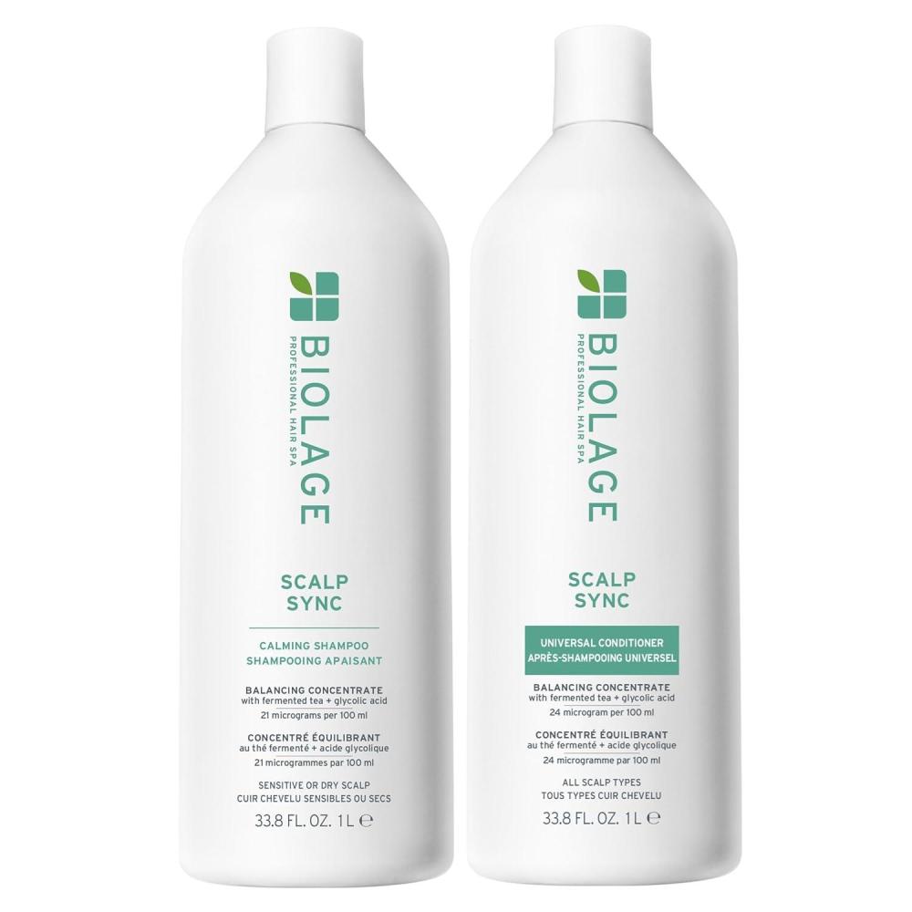 image:imageBiolage Scalp Sync Calming Shampoo amp Universal Conditioner Set Calms amp Hydrates Dry or Irritated Scalp Paraben amp SiliconeFree For Sensitivity Control Vegan amp CrueltyFree 338 Fl Oz