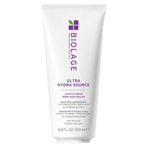 Biolage Ultra Hydra Source Leave-In Cream – Moisturizes & Controls Frizz, For Very Dry, Thick, Hair, Infused with Micro-dosed with Cupuaçu Butter & Salicylic Acid
